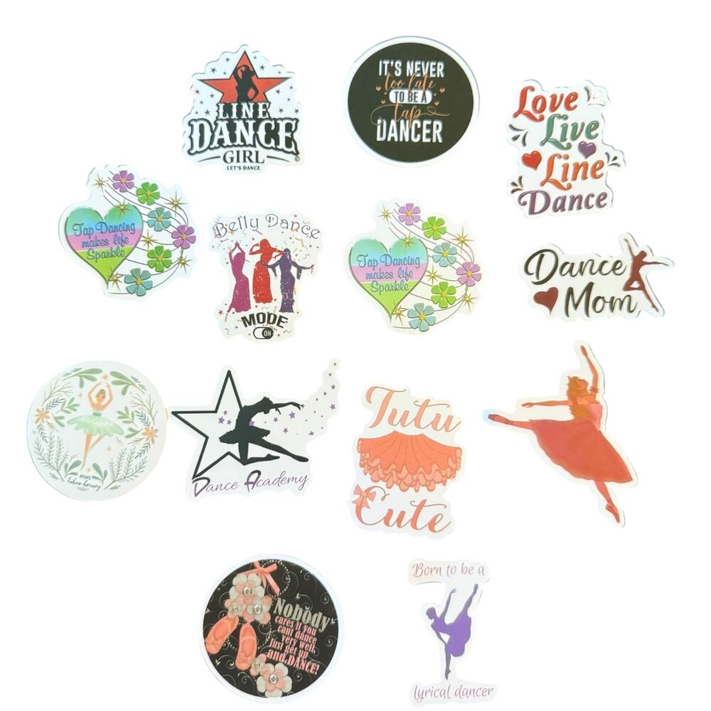 13 Assorted Line Dance Stickers Line Dance Dance Mom Ballet Born To Dance